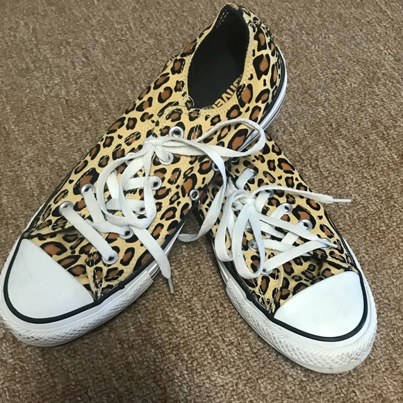 cheetah low top converse
